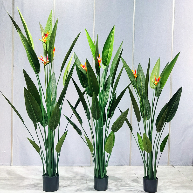 Hautement simulation à faible entretien SAFANT et inoffensive Birds of Paradise pour le fournisseur de jardin DÉCOR DE MEDIAL EXTÉRIEUR INDOR