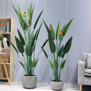 Hautement simulation à faible entretien SAFANT et inoffensive Birds of Paradise pour le fournisseur de jardin DÉCOR DE MEDIAL EXTÉRIEUR INDOR