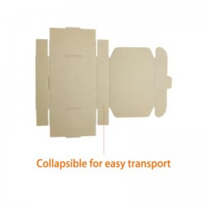 Conception personnalisée logo luxe imprimé emballage ondulé en cadeau d\'expédition emballages en papier boîtes d\'expédition de diffusion