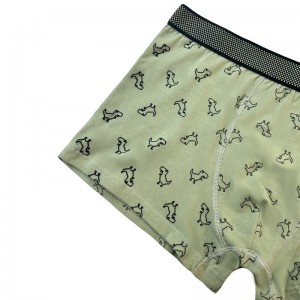 Vente chaude en gros, Boxer des hommes gais personnalisés avec des hommes logo personnalisés sous-vêtements sexy