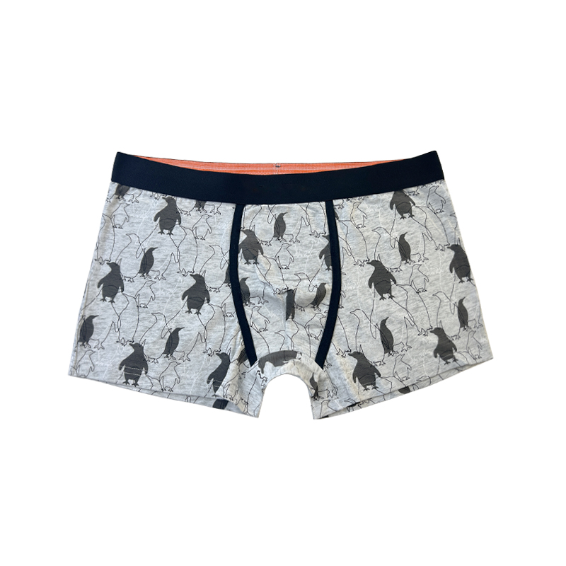 OEM Wholesale Plus Taille Print Boxers Boxer des sous-vêtements en polyester respirant