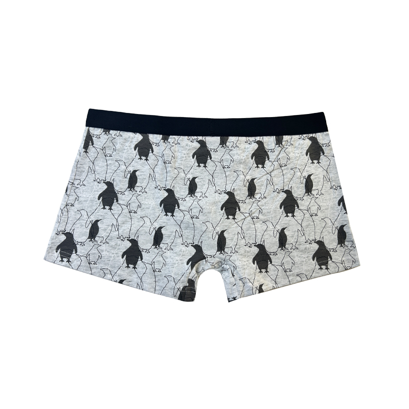 OEM Wholesale Plus Taille Print Boxers Boxer des sous-vêtements en polyester respirant