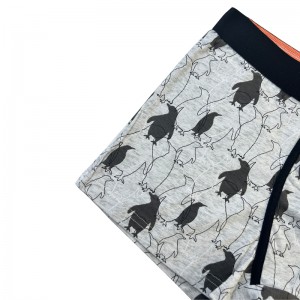 OEM Wholesale Plus Taille Print Boxers Boxer des sous-vêtements en polyester respirant