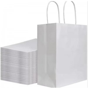 Sacs en papier kraft personnalisés avec vos propres sacs en papier cadeaux de shopping logo personnel