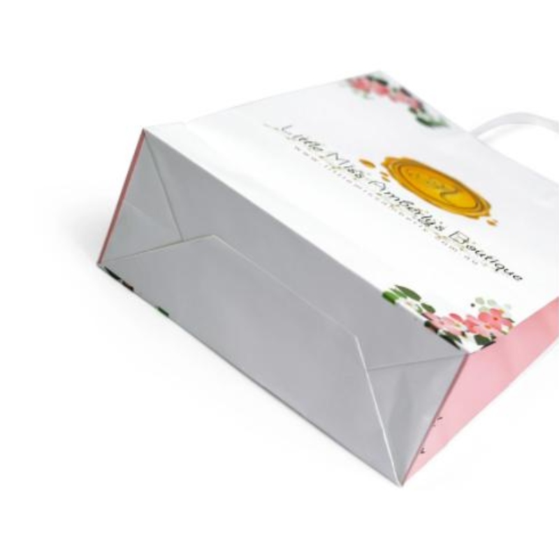 Sacs à provisions de Noël Sacs en papier Sacs d'emballage d'impression personnalisés pour l'emballage de promotion