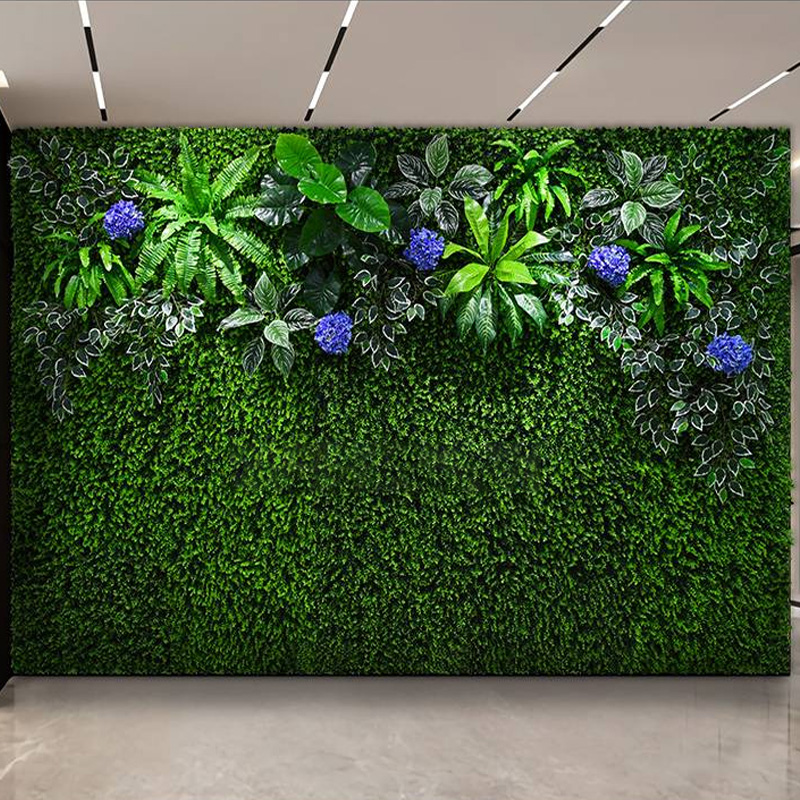 Décorative artificiel buis colorer un jardin vert vertical mur d'herbe vive durable pour le fournisseur de jardin décor de mariage décorations de jardinage