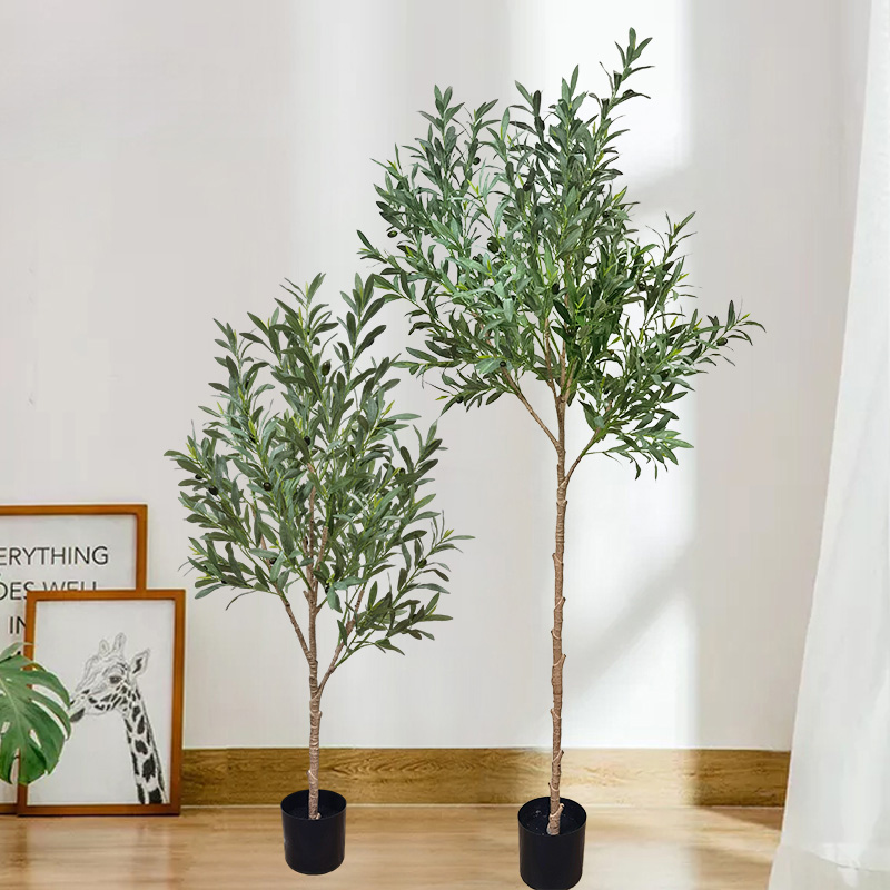 Taille personnalisée Faux Bonsai Plantes Olive vif durable pour le fournisseur de jardin Décor de mariage DÉCORATIONS DE JARDING
