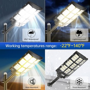 Lampe solaire à induction en plein air