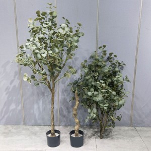 Prix ​​d\'usine Green Plant Bonsaï Bonsaï Eco-Friendly Artificiel Eucalyptus Tree pour le fournisseur de jardin Décor de mariage DÉCORATION DES JARDINGS