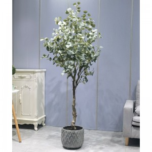 Prix ​​d\'usine Green Plant Bonsaï Bonsaï Eco-Friendly Artificiel Eucalyptus Tree pour le fournisseur de jardin Décor de mariage DÉCORATION DES JARDINGS