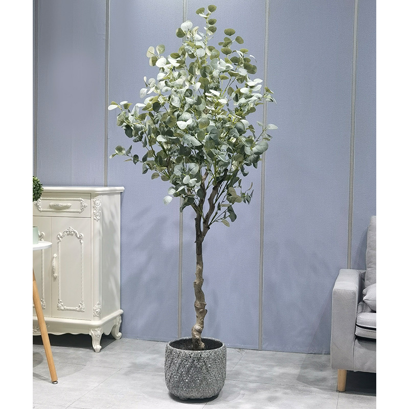 Prix ​​d'usine Green Plant Bonsaï Bonsaï Eco-Friendly Artificiel Eucalyptus Tree pour le fournisseur de jardin Décor de mariage DÉCORATION DES JARDINGS