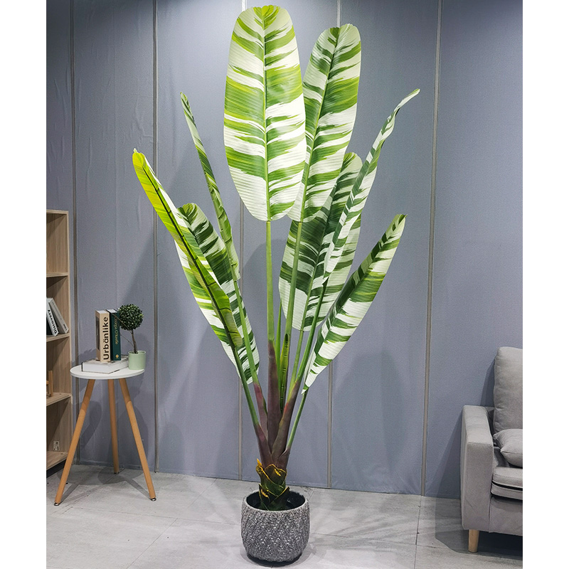 Simulation Palm Plant artificiel Plante arbre banane vif très adaptable pour le fournisseur de jardin Décor de mariage DÉCORATIONS