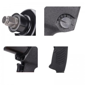Pneumatique Torque stable élevé Sortie légère léger poids pneumatique Grade industriel Impact pneumatique Tir pistolet pneu pneumatique