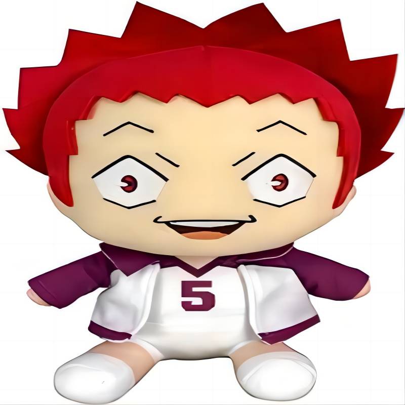 Hinata haikyuu !!! veste satori assis pose en peluche 7 \\ \