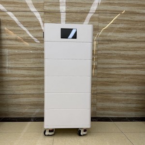 51.2V 100A LIFEPO4 Batterie empilable Pack avec écran LED intelligent intelligent 5kwh 10kwh 15kwh 20kwh maximum max jusqu\'à 40kwh