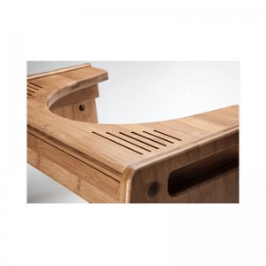 Tabourets de toilette de salle de bain en bambou