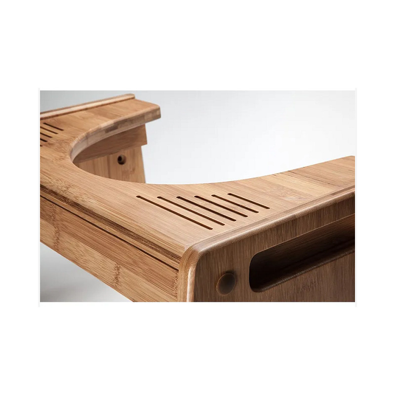 Tabourets de toilette de salle de bain en bambou
