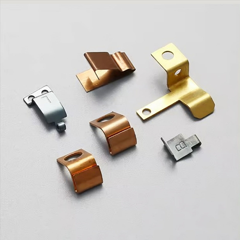 Métal fait sur commande d'OEM emboutissant le contact électronique électrique électrique en acier de cuivre de pièces