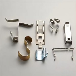 Métal fait sur commande d\'OEM emboutissant le contact électronique électrique électrique en acier de cuivre de pièces