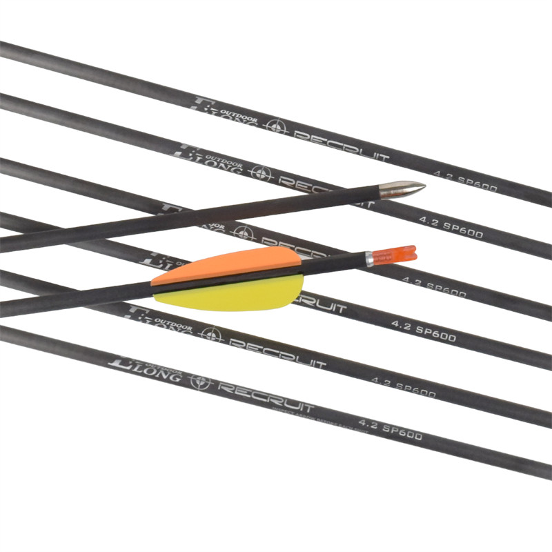 CX-7 flèches en carbone pur ID4.2mm avec 2