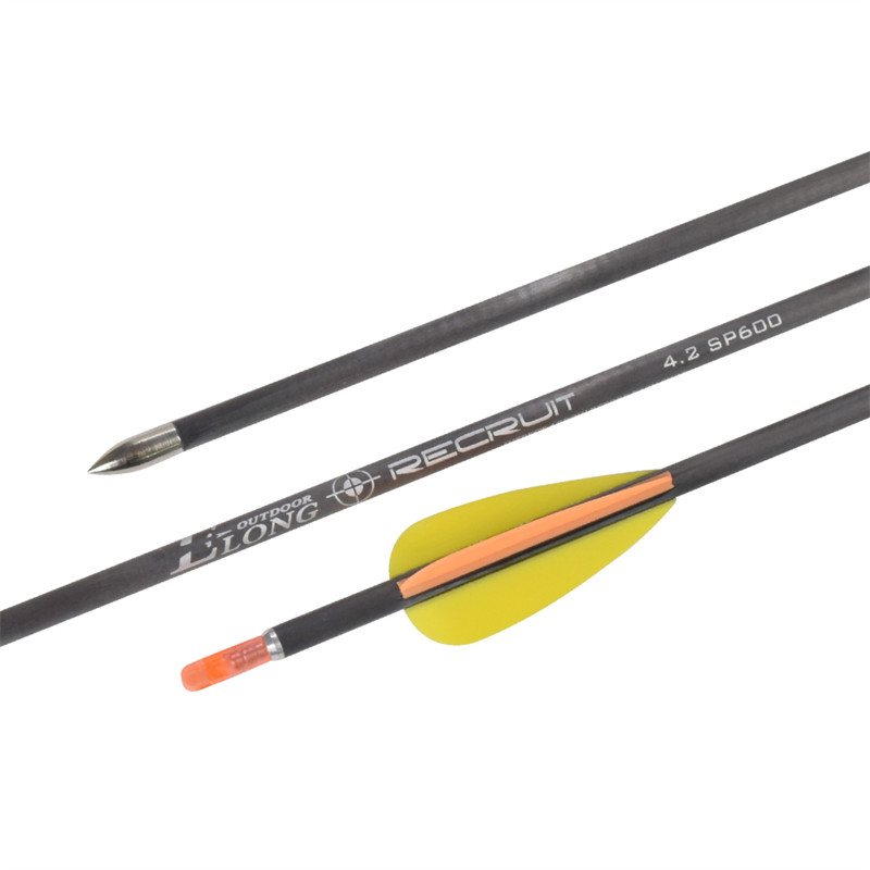 CX-7 flèches en carbone pur ID4.2mm avec 2