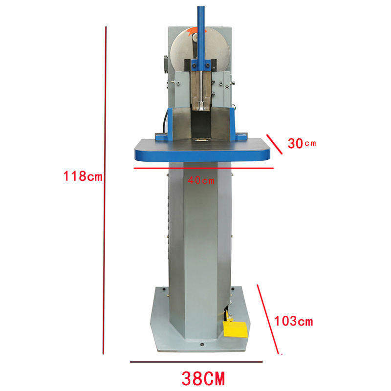 J.R.-Machine de découpe d'angle verticale électrique à grande plate-forme S400, coupe-coin rond