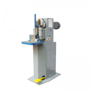 J.R.-Machine de découpe d\'angle verticale électrique, petite plate-forme S300, coupe d\'angle rond