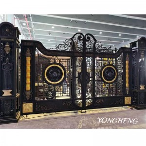 Portail en fer forgé