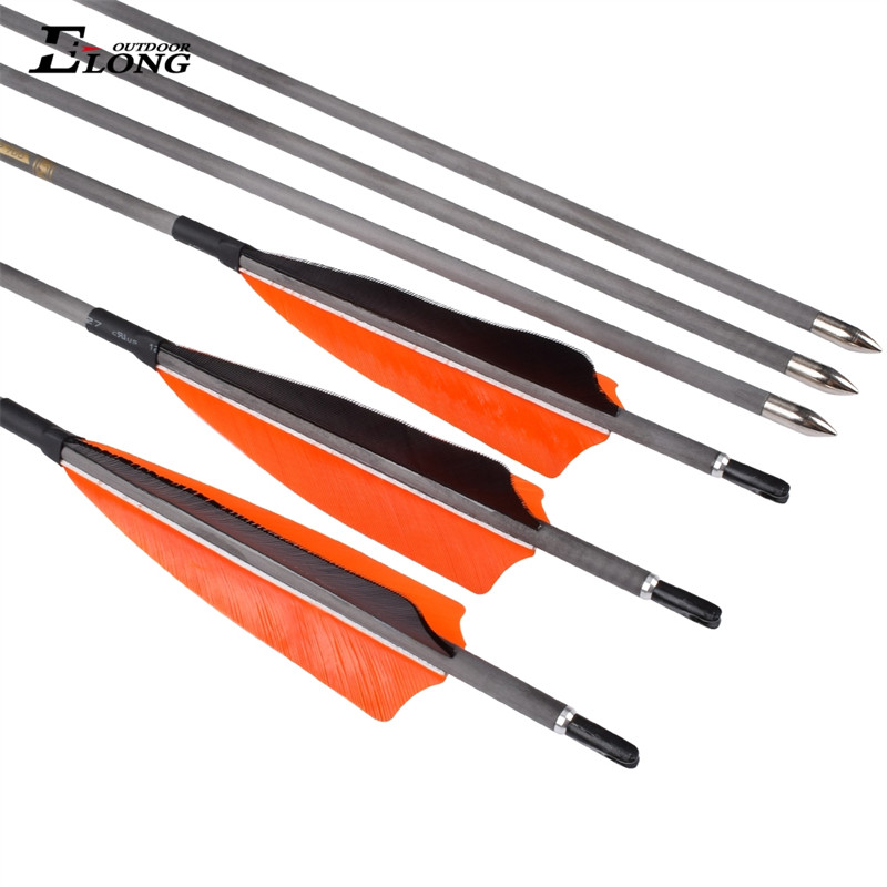Flèches en carbone pour le tir traditionnel des archers à l\'arc