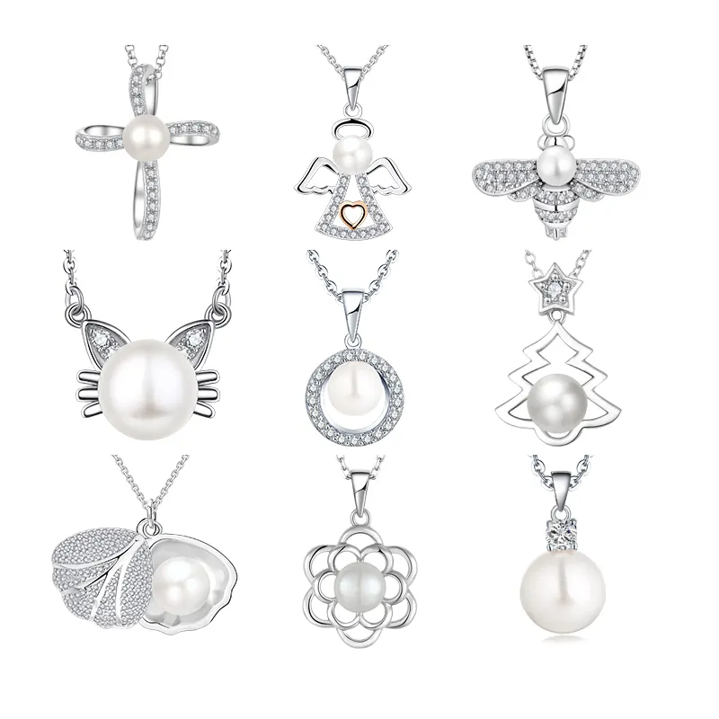 Hongde personnalisé perles diamant bijoux collier mode