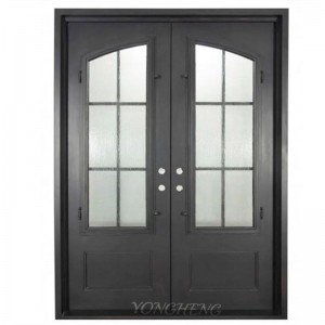 Porte d\'entrée française en fer forgé