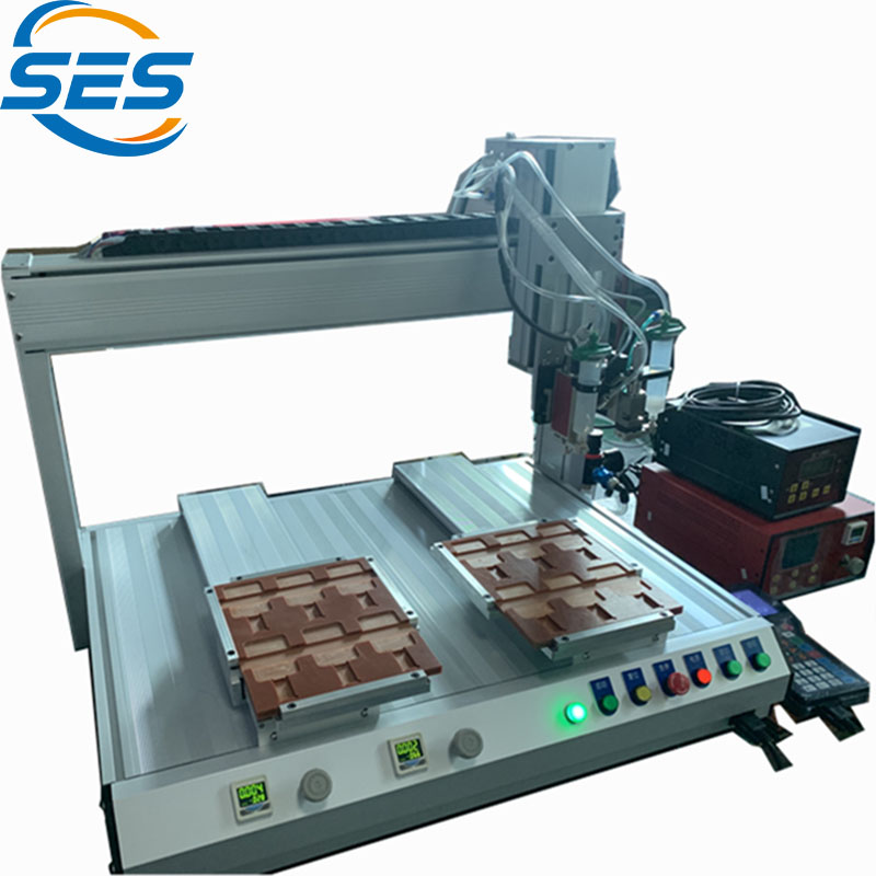 Double-Machine de distribution de circuits imprimés de valve à jet principal