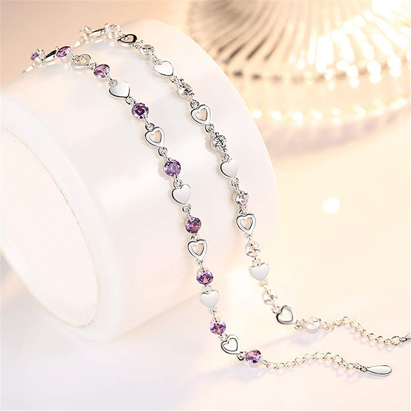 Hongde Amour Coeur Charme Chaîne Bracelet Bracelet Bracelace