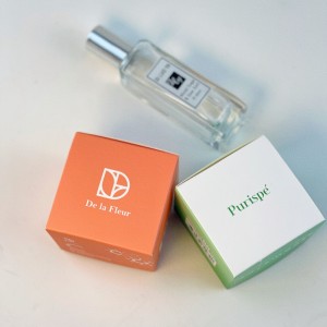 Boîte en papier kraft cosmétique chic