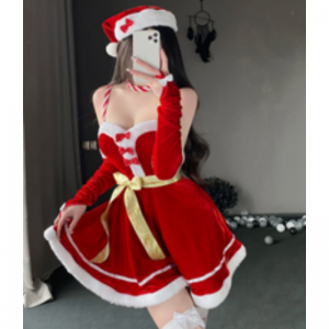 Costumes de Noël, robes de cosplay de Noël, rennes-Ensembles de costumes de performance de scène de Noël sur le thème, uniformes de femme de chambre de Noël 141 Prix:$132.99