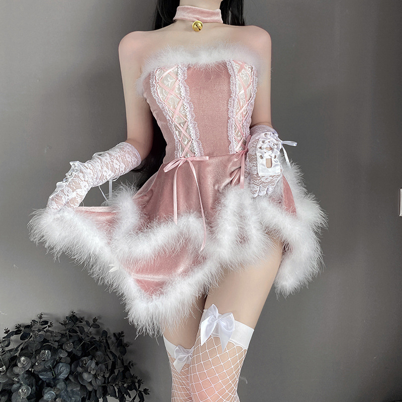 Cosplay innocent - Robes à la recherche, pyjamas de camisole, costumes de femme de chambre sexy, uniformes, Internet - célébrités Bunny Girl Tenues avec un haut - fin ressentir 78 Prix:$239.99