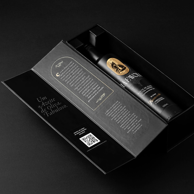 Boîte cadeau de luxe à huile d'olive premium