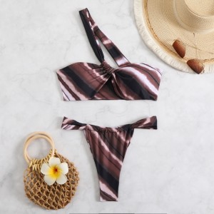 Deux-Swimsuit de pièce. Sexy One-Bikini sans bretelles avec un design sans dos. Swimswear de commerce extérieur de style européen et américain pour QT en gros-25018 Prix:$79,99