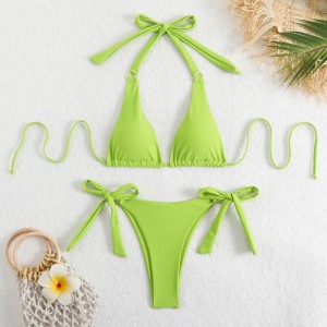 Nouveau 2025 européen et américain-Style Bikinis du commerce extérieur. Trois-Créez denouvelles maillots de bain pour femmes, disponibles en plusieurs couleurs. Deux-Swimons de pièces avec un design sexy QT25017 Prix:$79,99