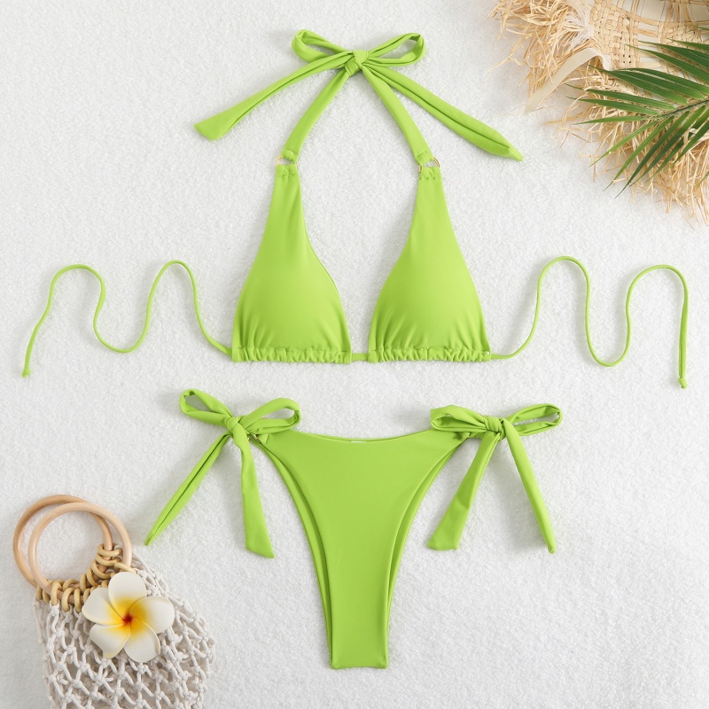 Nouveau 2025 européen et américain-Style Bikinis du commerce extérieur. Trois-Créez denouvelles maillots de bain pour femmes, disponibles en plusieurs couleurs. Deux-Swimons de pièces avec un design sexy QT25017 Prix:$79,99