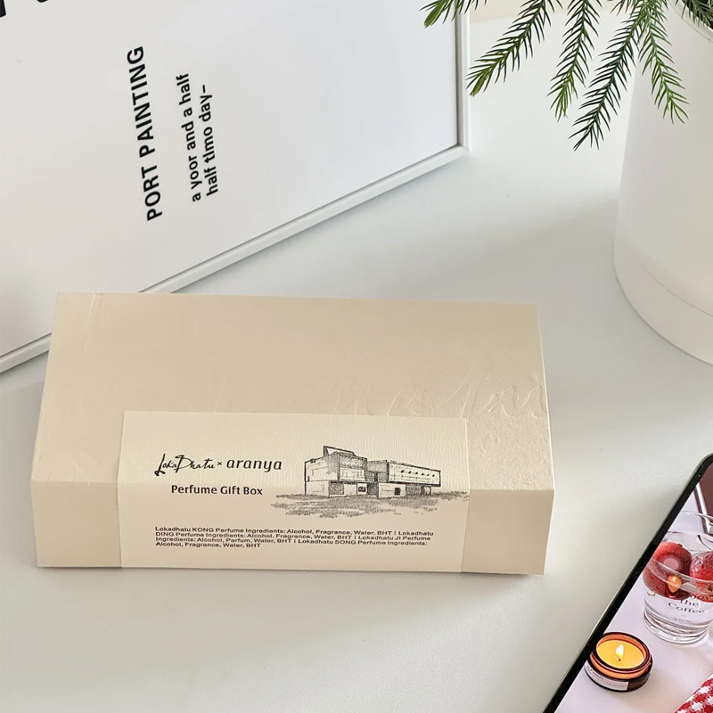 Boîte cadeau de parfum d'élégance