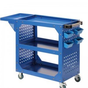 Chariot à outils de panneau perforé CNC Blue