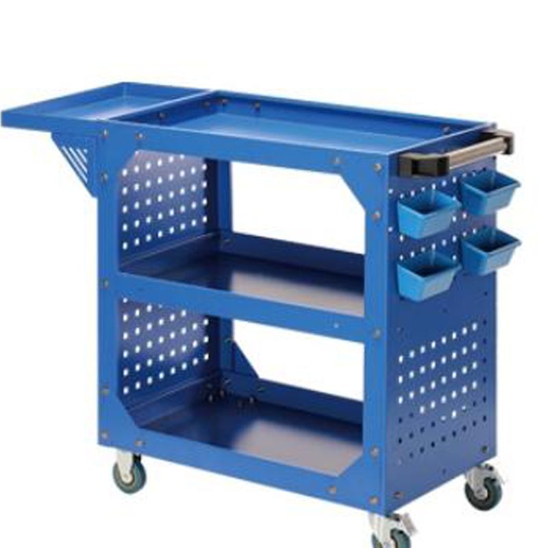 Chariot à outils de panneau perforé CNC Blue