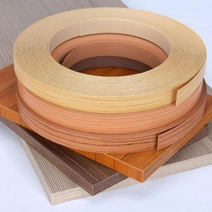 Taille et couleur personnalisées de la bande de bord de meubles en PVC