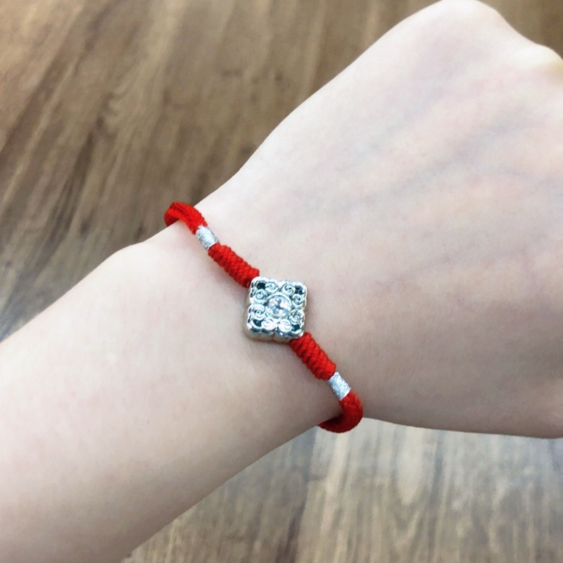 Chinois-Bracelet à cordon tressé de style