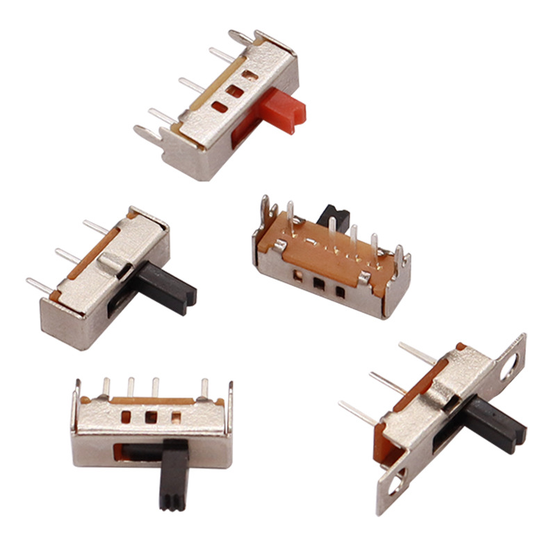 Interrupteur à bascule SS13D07 Single-Row quatre-Interrupteur à bascule à broches, interrupteur à bascule vertical pour les appareils électriques, 3, 4, 5 et 6 positions Interrupteur coulissant