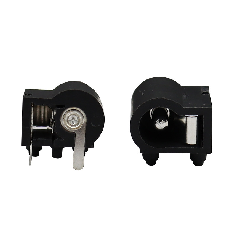 Socket cc dc-0004A, petite prise d'appareil de ménage pour purificateurs d'eau, deux-Pin de charge de montage de surface avec colonne de positionnement