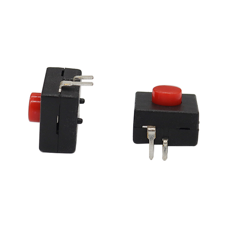 Push Switch HR12*12*9-2, commutateur de lampe de poche, led deux-Épingler l'alimentation et l'éteinte, bouton Réinitialiser le micro interrupteur