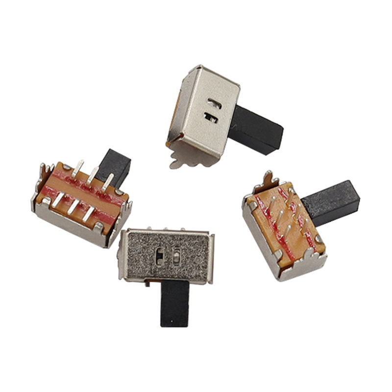 Interrupteur de diapositives miniatures SK22D02, un petit interrupteur pour le contrôle électronique, électrique, de communication et industriel avec deux gammes de bandes de 2p et 2t