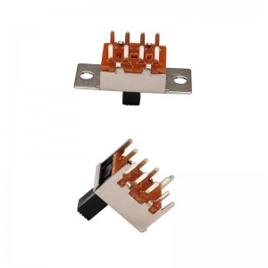 Interrupteur de diapositives SS23F06 Custom-Fait Double-rangée 6-Épingle interrupteur de sèche-cheveux à l\'aspirateur vertical interrupteur